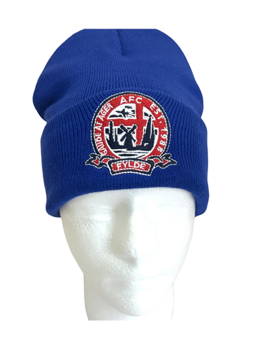 AFC FYLDE BLUE bobble hat