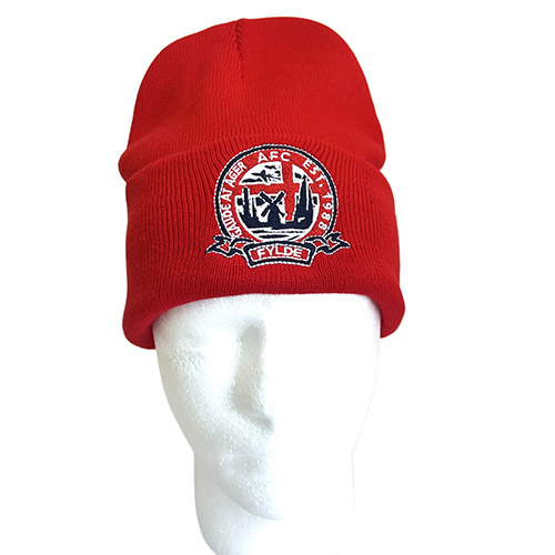 AFC FYLDE RED Custom Bobble Hat