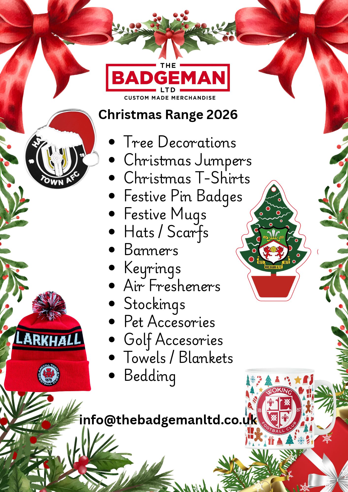 BadgeMan Xmas gifts range