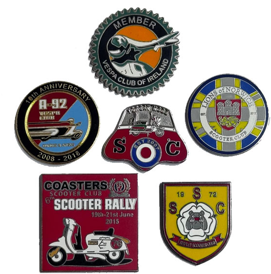 Custom Scooter Club badges