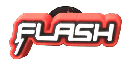 FLASH PVC badge