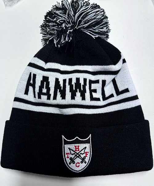 HANWELL TOWN FC bobble hat