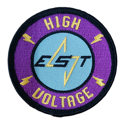 HIGH VOLTAGE sew on patch