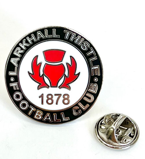 LARKHALL pin badges