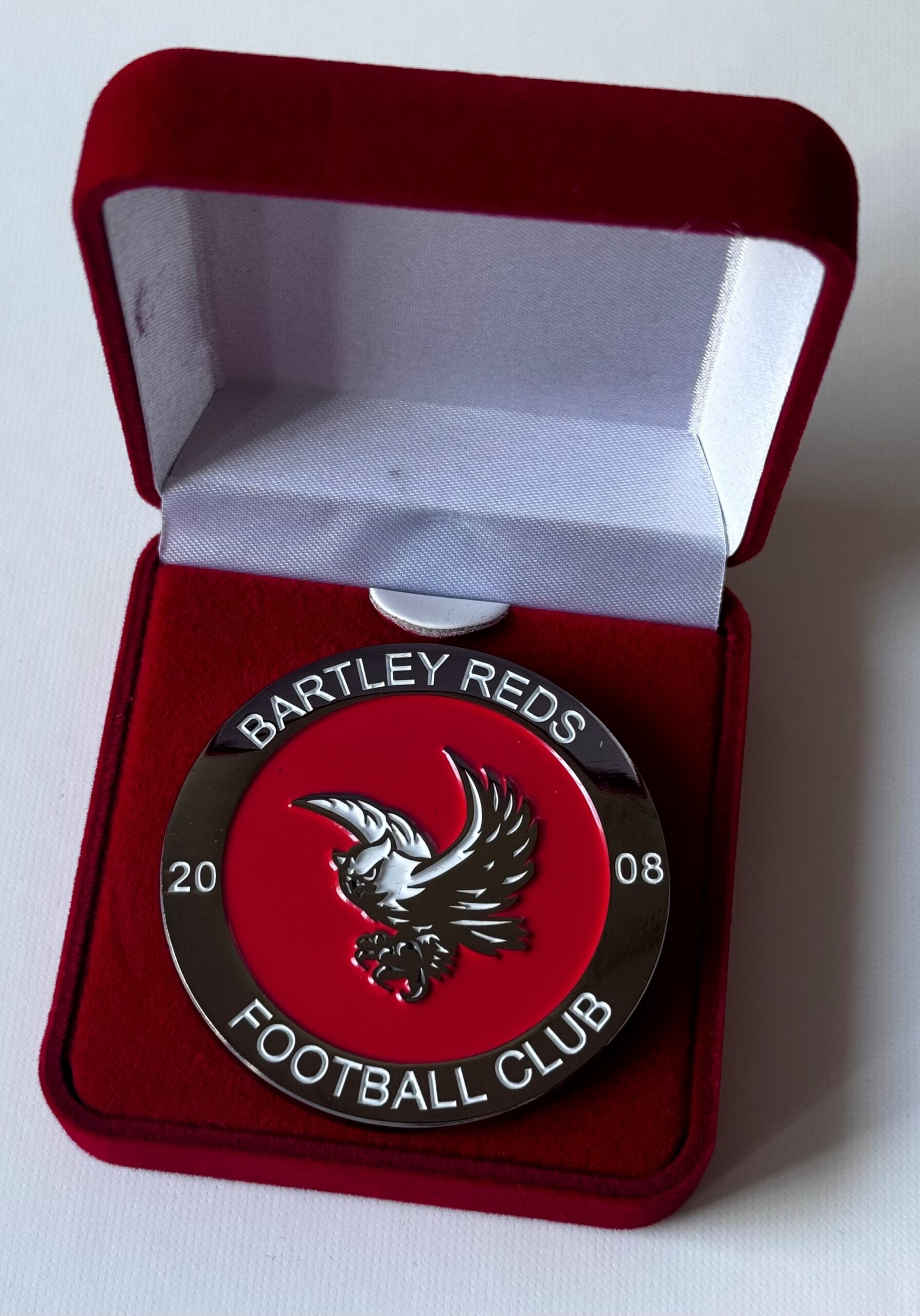 bartley reds football club medal