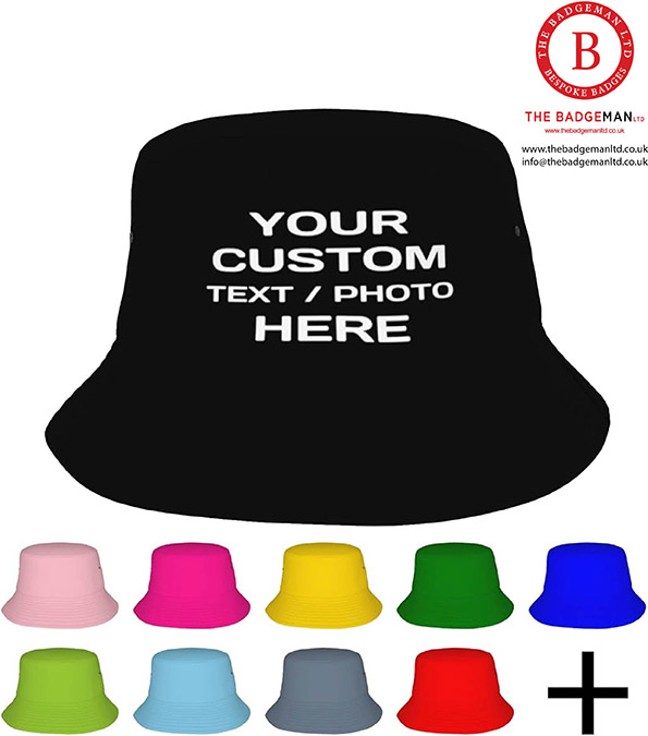 custom bucket hats