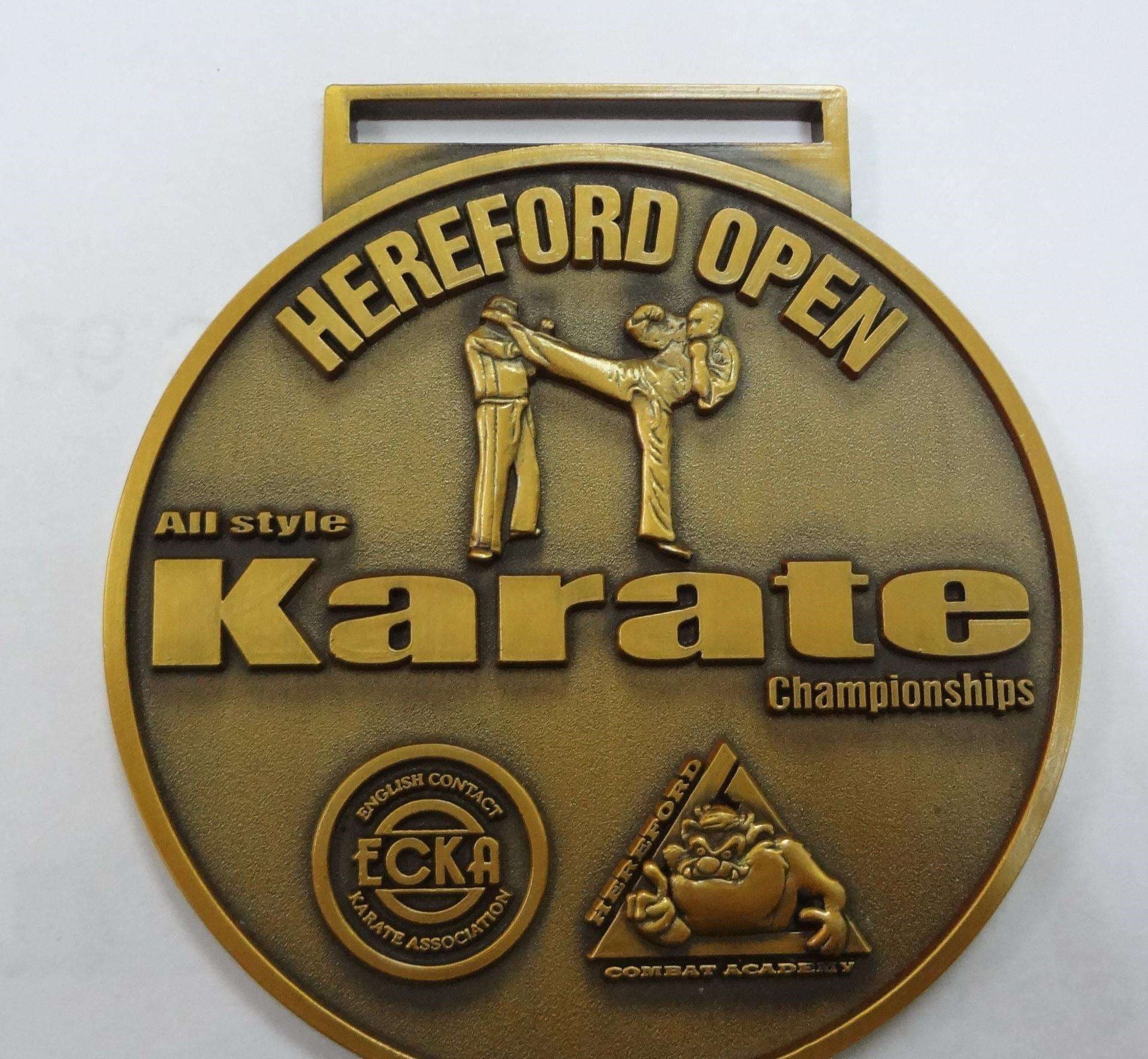 hereford open karate medal