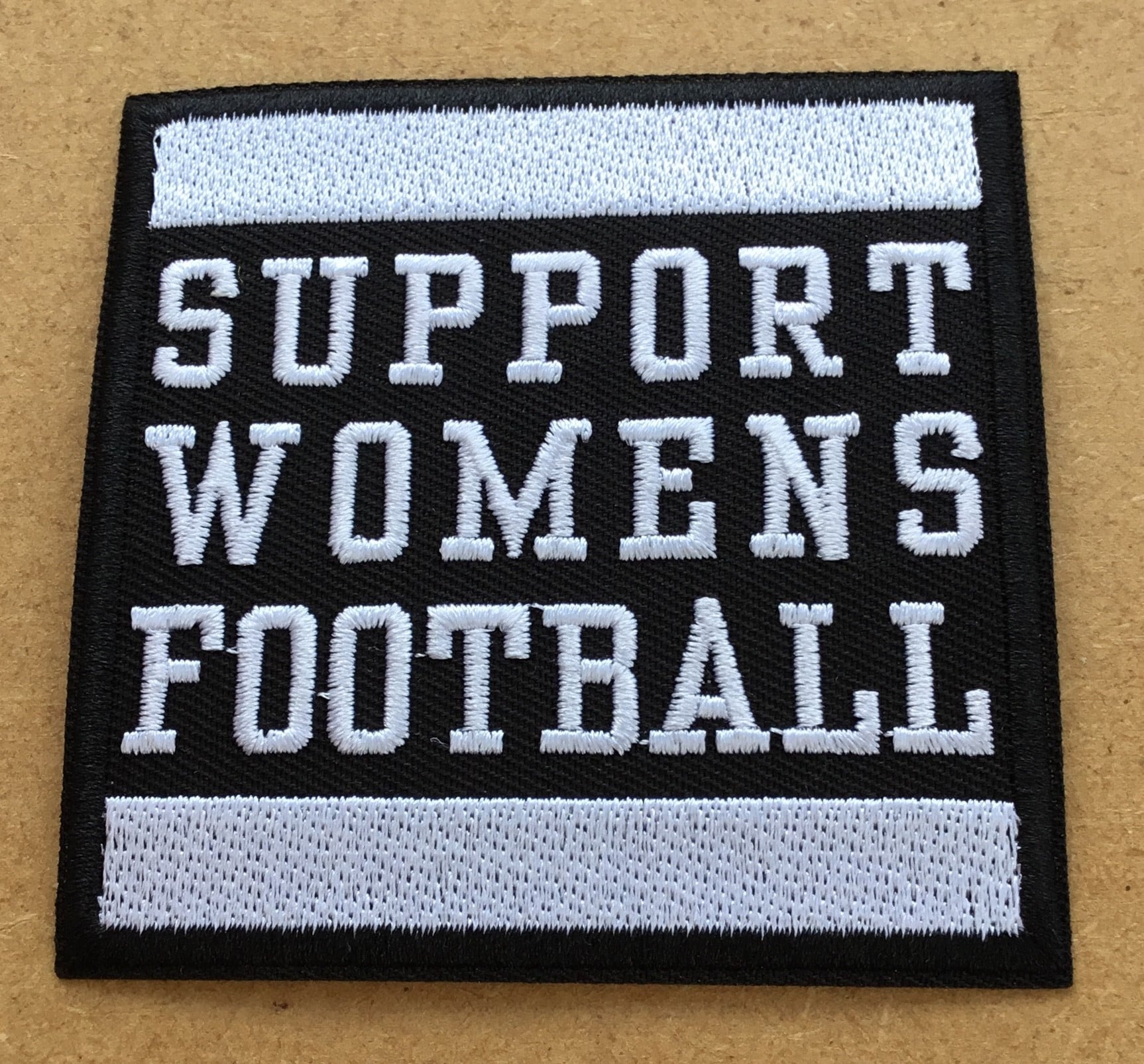 support womens football patch